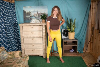 Brooke Vice In Her Yellow Pants By Cosmid - photo 00
