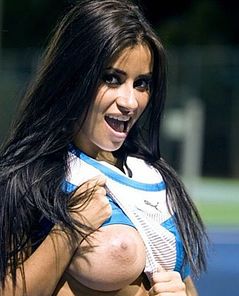 Tennis player Alexa Loren