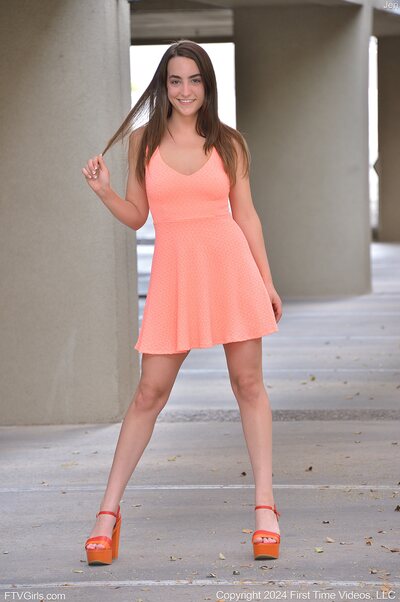 Big Orange Heels By FTV Girls - photo 03