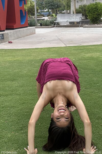 Outdoor Magenta Dress Portraits With Leilani In Warm Light - photo 15