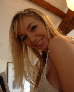 Hayley-Marie Coppin chilling out