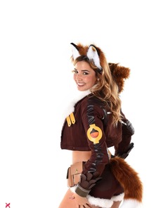 Agatha Vega Playful Fox Cosplay Strip
