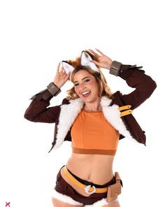 Agatha Vega Playful Fox Cosplay Strip