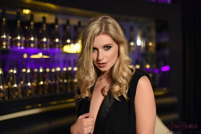 Jess Davies In Black - photo 02