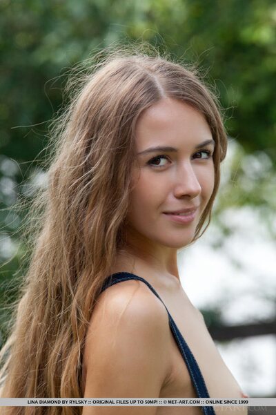 Lina Diamond denim shorts - photo 01