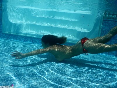 Nikki Sims Red Bikini - photo 14