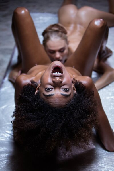 Luna C And Nancy A Wrapped By Sex Art - photo 10