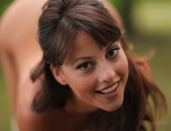 Lorena G In A Natural Outdoor Nude Photoshoot By The Garden