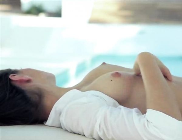 Little Caprice by the pool