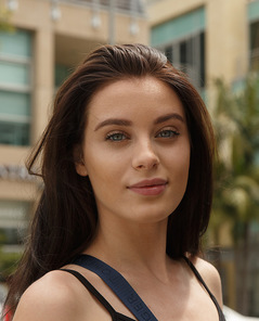 Lana Rhoades Pets A Dog By Zishy